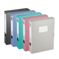 齐心 HC-55 办公必备PP档案盒 A4 55MM