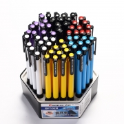 齐心 BP102R 超值圆珠笔0.7mm