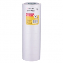 齐心 MJT1810-10 双面胶棉纸胶带 18mm*10y 10卷装