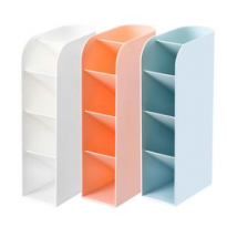 齐心 B2279 竖格收纳盒笔筒（五格） 52*105*204